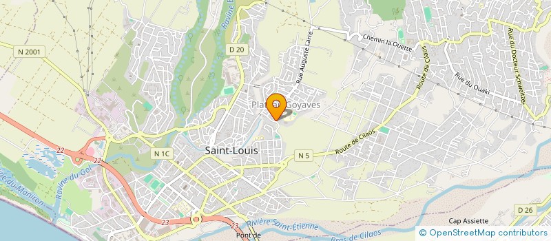 localisation de l'entreprise EURL RJCBAT.OI à SAINT-LOUIS