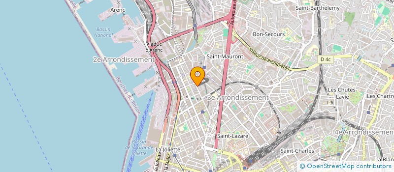 localisation de l'entreprise EURL RN DESTOCK  MARSEILLE