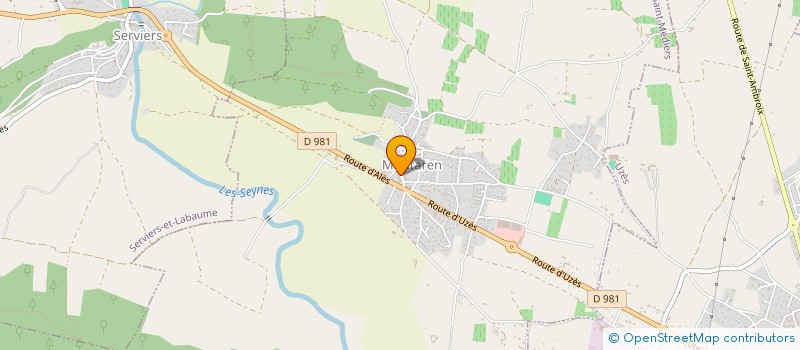 localisation de l'entreprise EURL ROBERT BONNET  MONTAREN-ET-SAINT-MEDIERS