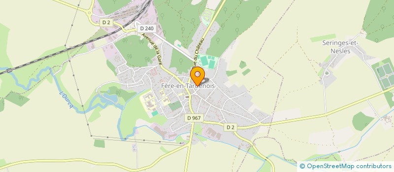 localisation de l'entreprise EURL ROBIN SEBASTIEN  FERE-EN-TARDENOIS