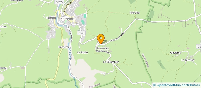 localisation de l'entreprise EURL ROCAGEL JULIEN à PIERREFORT
