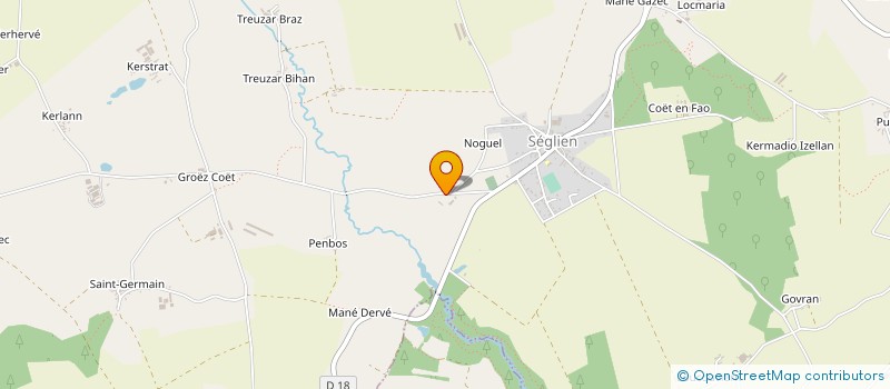 localisation de l'entreprise EURL ROLAND BIHOES  SEGLIEN