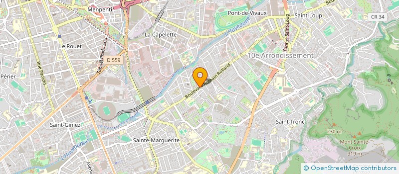 localisation de l'entreprise EURL ROMAIN ROLLAND à MARSEILLE