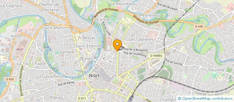 localisation de l'entreprise EURL ROMDHANE à NIORT