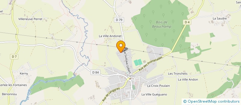 localisation de l'entreprise EURL RONAN LE COQ à PLELO
