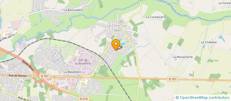 localisation de l'entreprise EURL RONDEAU STEVE  PORNIC