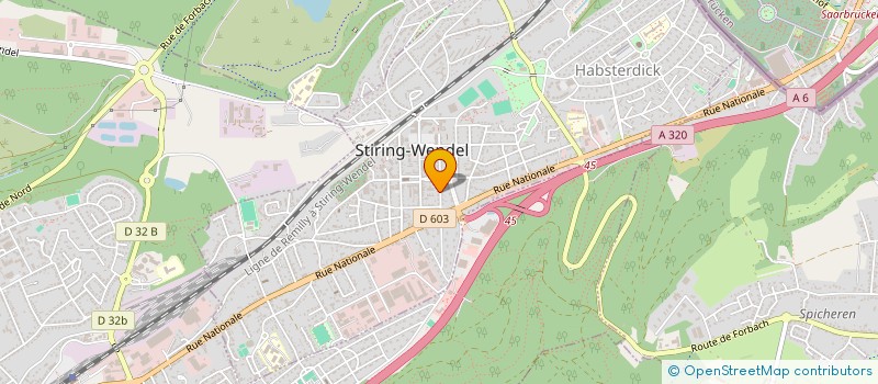 localisation de l'entreprise EURL ROSE DECORATION  STIRING-WENDEL