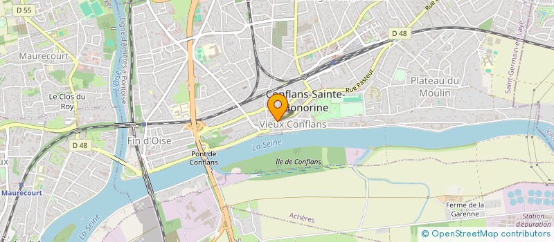 localisation de l'entreprise EURL ROTISSERIE DE LA TOUR  CONFLANS-SAINTE-HONORINE