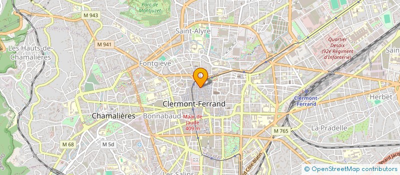 localisation de l'entreprise EURL ROTISSERIE DES VOLCANS à CLERMONT-FERRAND