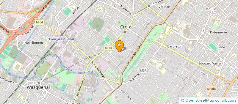 localisation de l'entreprise EURL ROUBAIX EQUITATION à CROIX