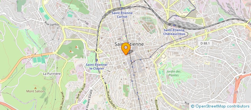 localisation de l'entreprise EURL ROUISSI  SAINT-ETIENNE