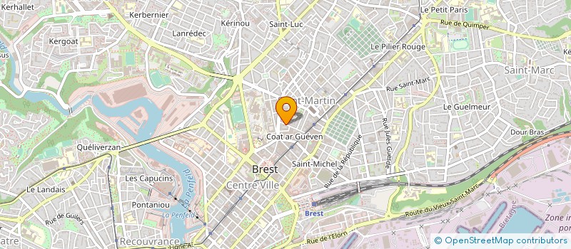 localisation de l'entreprise EURL ROUL à BREST