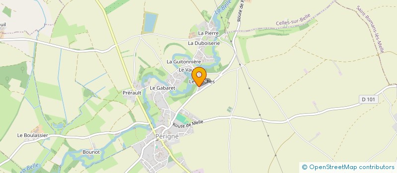 localisation de l'entreprise EURL ROUSSEAU à PERIGNE
