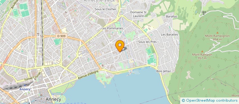 localisation de l'entreprise EURL ROUSSEAU INVESTISSEMENTS  ANNECY