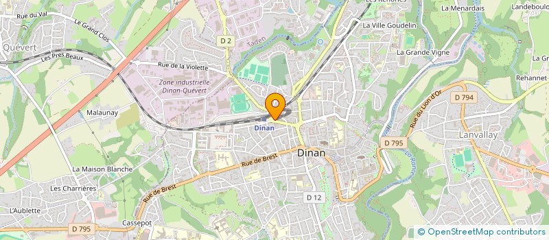 localisation de l'entreprise EURL ROUXEL à DINAN