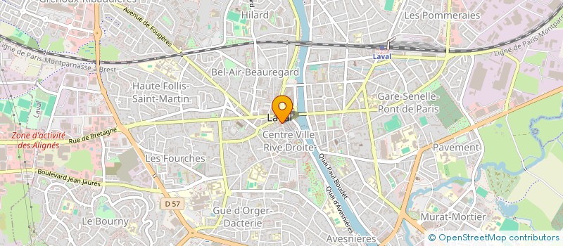 localisation de l'entreprise EURL ROUXEL à LAVAL
