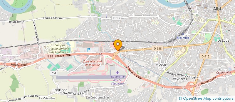 localisation de l'entreprise EURL ROXXEL à ALBI