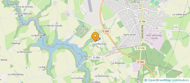 localisation de l'entreprise EURL ROYER  PLEURTUIT