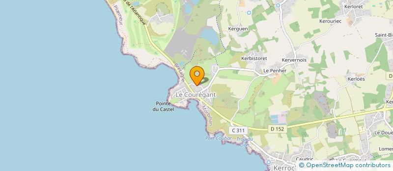 localisation de l'entreprise EURL ROZEMARINE à PLOEMEUR