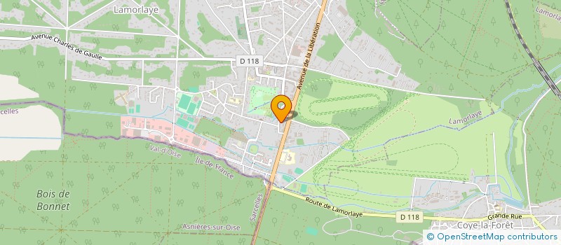 localisation de l'entreprise EURL RQB  LAMORLAYE