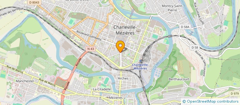 localisation de l'entreprise EURL RS COUVERTURE à CHARLEVILLE-MEZIERES