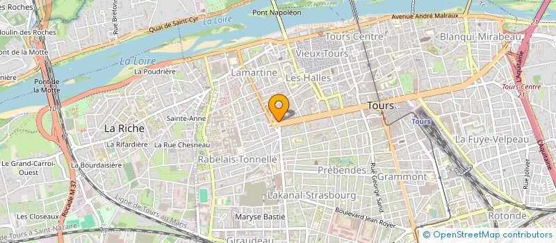 localisation de l'entreprise EURL RTV 2000 à TOURS