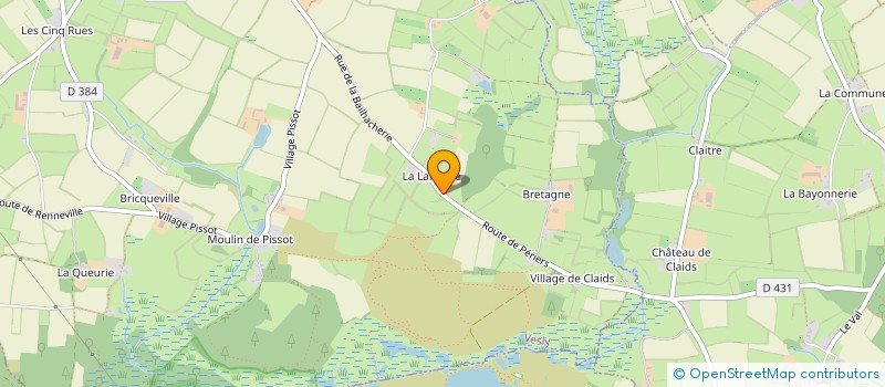 localisation de l'entreprise EURL RUAULTS  VESLY