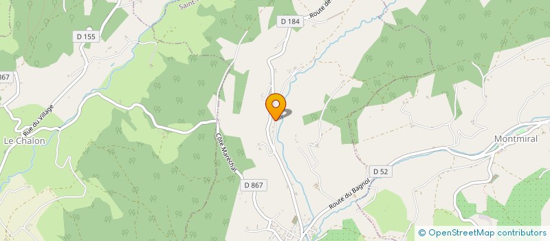 localisation de l'entreprise EURL RUAZ GUY NEGOCE DE BESTIAUX  SAINT-MICHEL-SUR-SAVASSE