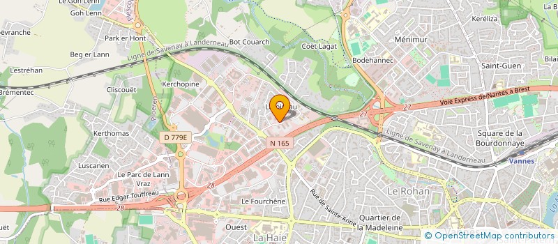 localisation de l'entreprise EURL RYAD B à VANNES