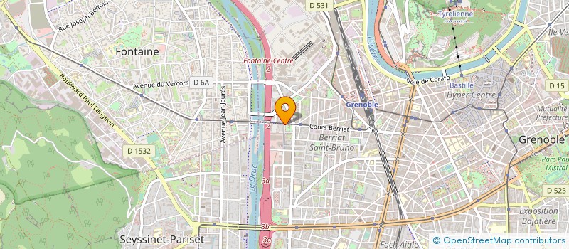 localisation de l'entreprise EURL S-BEND  GRENOBLE