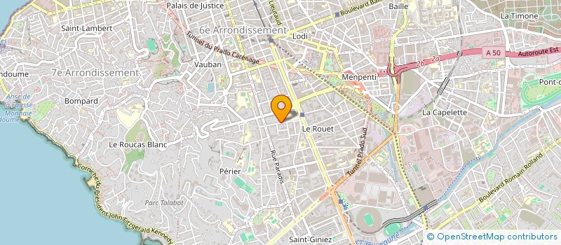 localisation de l'entreprise EURL S-BLACHE à MARSEILLE