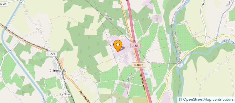 localisation de l'entreprise EURL S D B à MISON