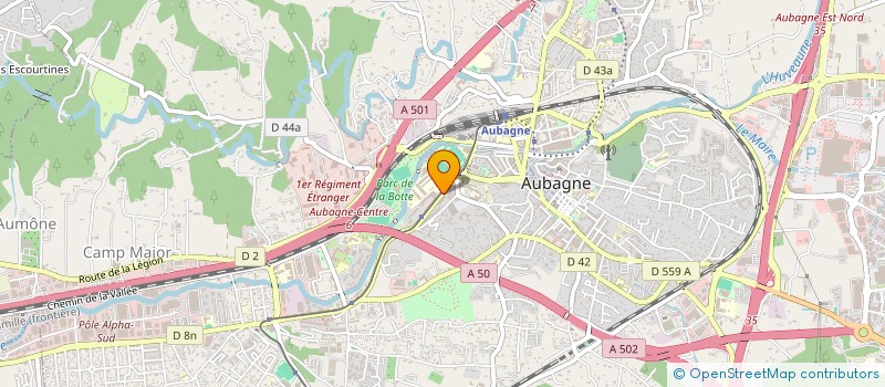localisation de l'entreprise EURL S.G à AUBAGNE