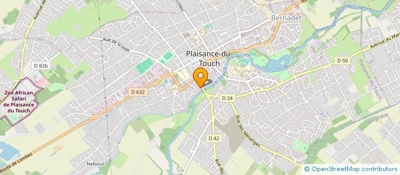 localisation de l'entreprise EURL S I E G SOC INFORMAT ELEC GEN à PLAISANCE-DU-TOUCH