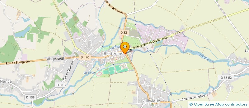 localisation de l'entreprise EURL S.P.E.  BLETTERANS