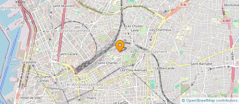 localisation de l'entreprise EURL S.P.Y.J.L.B.C. à MARSEILLE