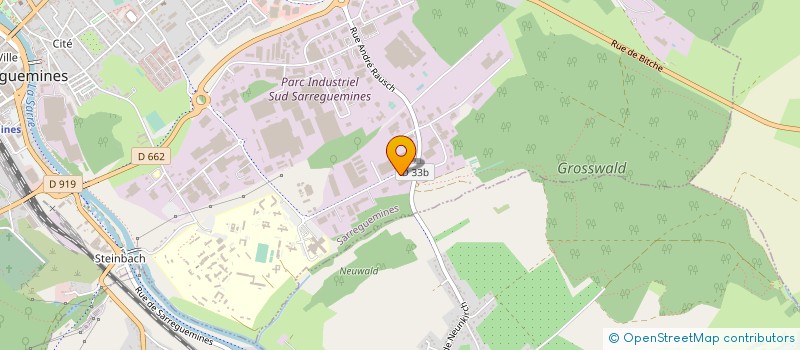 localisation de l'entreprise EURL S PACK à SARREGUEMINES