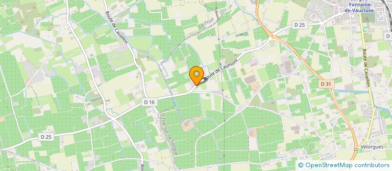 localisation de l'entreprise EURL S.V.F à L'ISLE-SUR-LA-SORGUE