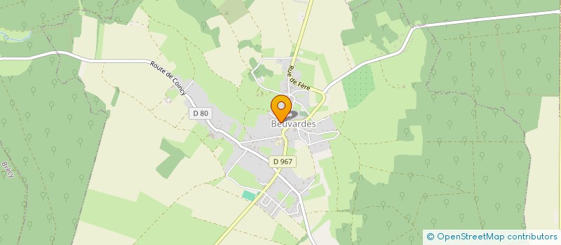 localisation de l'entreprise EURL S2P  BEUVARDES