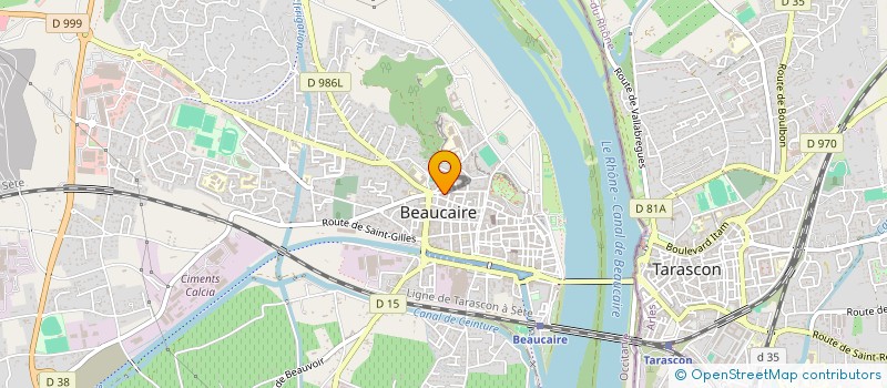 localisation de l'entreprise EURL SABRINA à BEAUCAIRE