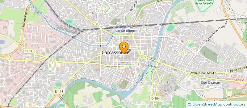 localisation de l'entreprise EURL SABY'SACS-MAROQUINERIE à CARCASSONNE