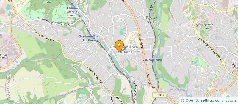 localisation de l'entreprise EURL SACK  CHARBONNIERES-LES-BAINS