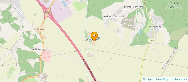 localisation de l'entreprise EURL SAFRAN COMMUNICATION  SAINT-AUBIN-SUR-GAILLON