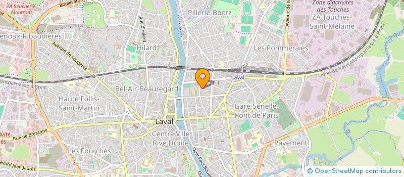 localisation de l'entreprise EURL SAGITAL à LAVAL