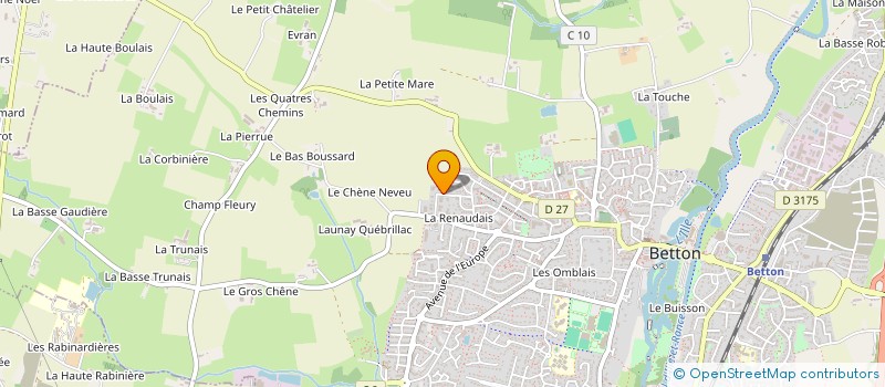 localisation de l'entreprise EURL SAIGNACHITH à BETTON