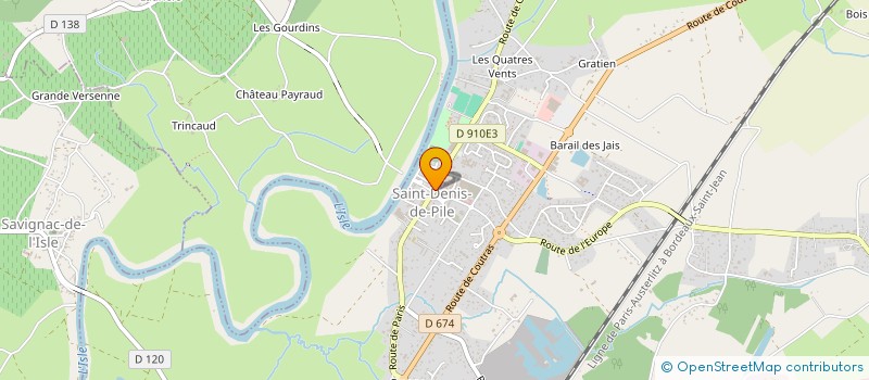 localisation de l'entreprise EURL SAINT AMAND  SAINT-DENIS-DE-PILE