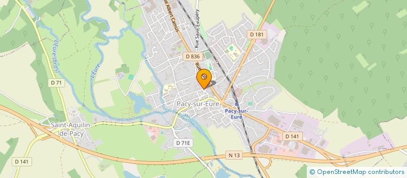 localisation de l'entreprise EURL SAINT MARCEL 2000  PACY-SUR-EURE