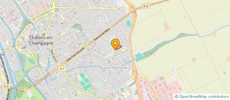 localisation de l'entreprise EURL SAINT MEMMIE VIANDES  SAINT-MEMMIE