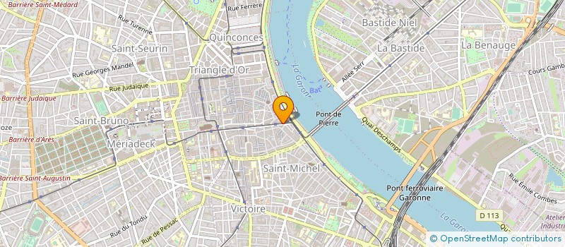 localisation de l'entreprise EURL SAINT-MICHEL SECURITE à BORDEAUX