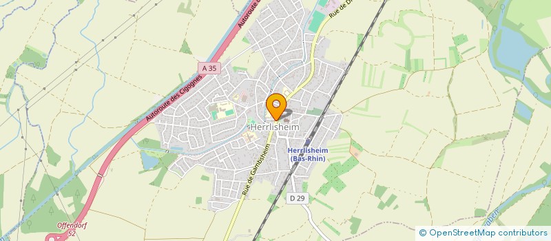 localisation de l'entreprise EURL SALAH  HERRLISHEIM